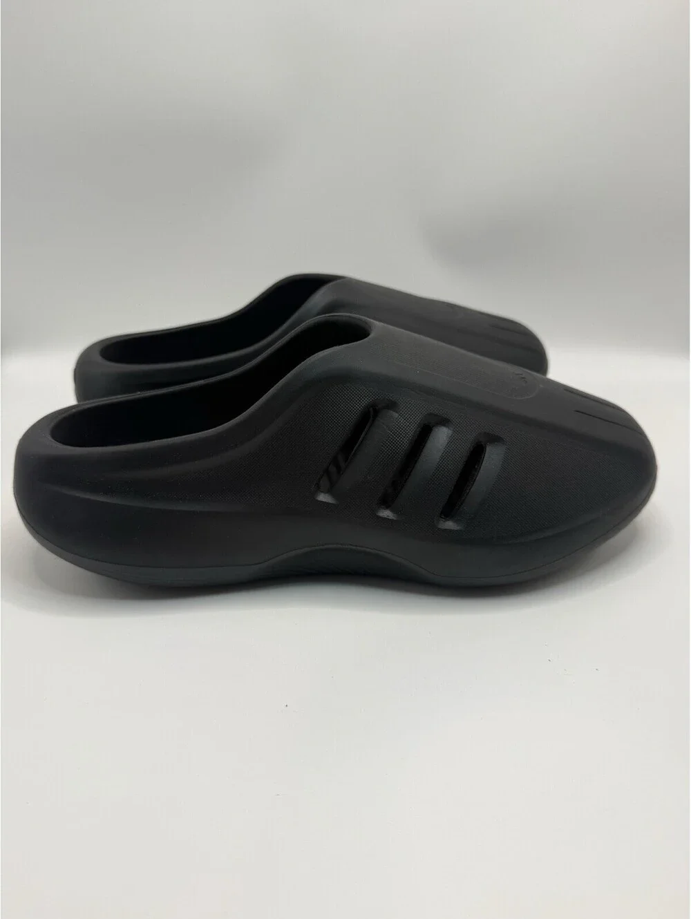 Adidas Adifom Iiinfinity Mule Clogs Slides Slip On Mens Size 9 Black JI0402 NWOB